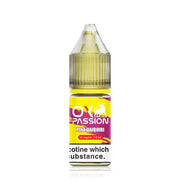 Bottle of Pina Daiquiri OXVA Ox Passion Nic Salt featuring tropical teal and creamy white packaging with detailed illustrations of pineapple wedges and a cocktail glass, accented by stylized lime and coconut motifs, bold OXVA logo and ‘Ox Passion’ flavor label in sleek typography—designed for nicotine salt vape devices.